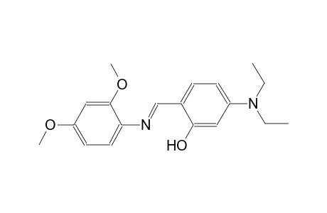 phenol, 5-(diethylamino)-2-[(E)-[(2,4-dimethoxyphenyl)imino]methyl]-