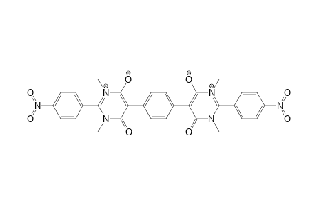 p-Phenylenebis[1,1',3,3'-tetramethyl-2,2'-di(p-nitrophenyl)pyrimidiniumolate]