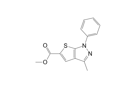 methyl 3-methyl-1-phenyl-1H-thieno[2,3-c]pyrazole-5-carboxylate