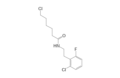 6-chloro-N-(2-chloro-6-fluorophenethyl)hexanamide