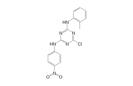 2-Chloro-4-(4-nitroanilino)-6-(O-toluidino)-1,3,5-triazine