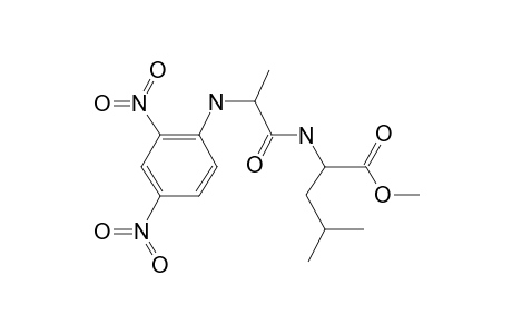 2,4-Dinitrophenyl-dl-alanyl-L-leucine methyl ester