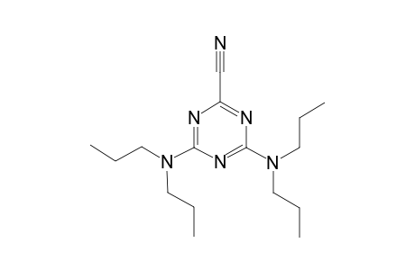 4,6-bis(dipropylamino)-1,3,5-triazine-2-carbonitrile