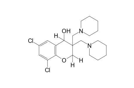 3,3-bis(Piperidinomethyl)-6,8-dichloro-4-chromanol