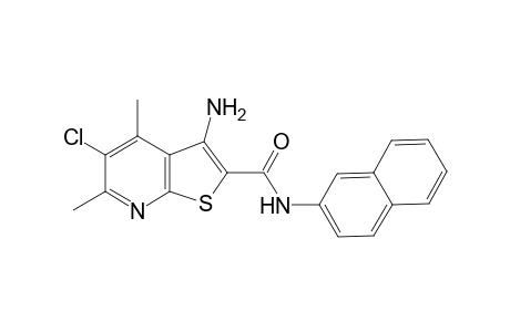 3-Amino-5-chloro-4,6-dimethyl-thieno[2,3-b]pyridine-2-carboxylic acid naphthalen-2-ylamide
