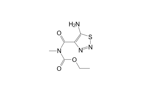 5-Amino-4-ethoxycarbonylmethylaminocarbonyl-1,2,3-thiadiazole