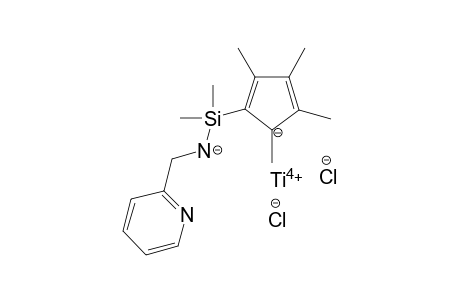 Dichloro{eta-5:eta-1-N-dimethyl(tetamethylcyclopentadienyl)silyl](2-pyridylmethyl)amid