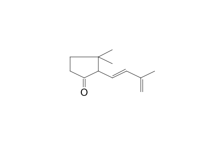 Cyclopentanone, 3,3-dimethyl-2-(3-methyl-1,3-butadienyl)-, (E)-