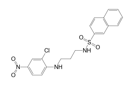 N-[3-(2-chloro-4-nitroanilino)propyl]-2-naphthalenesulfonamide
