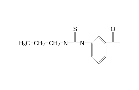 1-(m-acetylphenyl)-3-propyl-2-thiourea