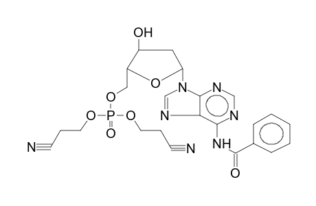 5'-o-bis(Cyanoethoxy)phosphoryl-N-benzoyladenosine