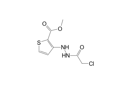 3-[2-(chloroacetyl)hydrazino]-2-thiophenecarboxylic acid, methyl ester