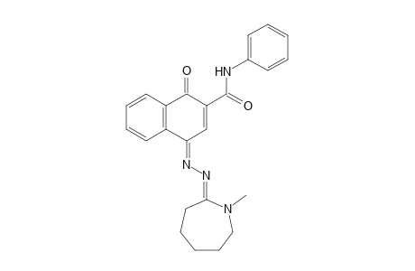 1,4-dihydro-1,4-dioxo-2-naphthanilide, 4-azine with hexahydro-1-methyl-2H-azepin-2-one