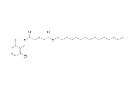 Glutaric acid, 2-chloro-6-fluorobenzyl pentadecyl ester