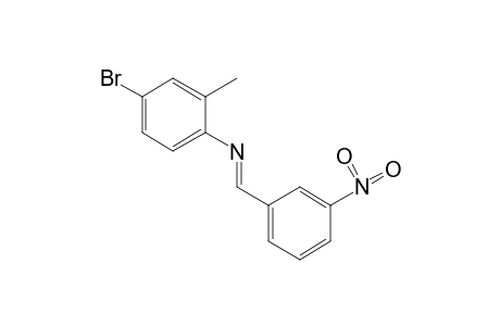 4-bromo-N-(m-nitrobenzylidene)-o-toluidine