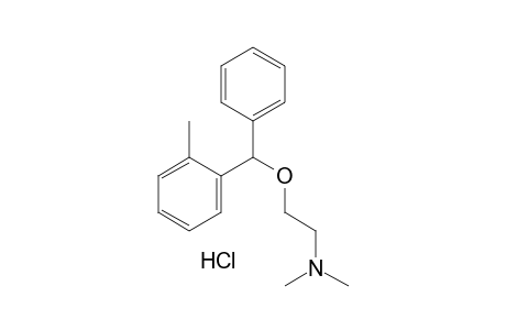 N,N-Dimethyl-2-((o-methyl-alpha-phenylbenzyl)oxy)ethylamine, hydrochloride