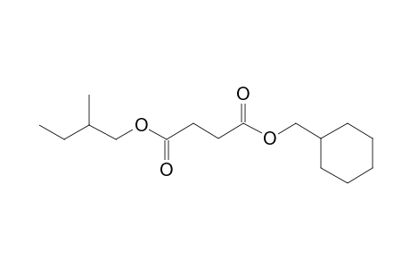 Succinic acid, cyclohexylmethyl 2-methylbutyl ester