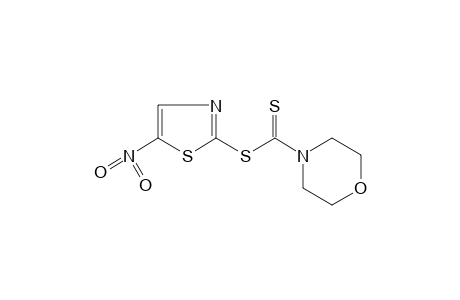 4-morpholinecarbodithioic acid, 5-nitro-2-thiazolyl ester