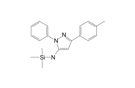 3-(4-Methylphenyl)-1-phenyl-1H-pyrazol-5-amine, N-tms