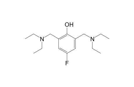 alpha,alpha'-bis(Diethylamino)-4-fluoro-2,6-xylenol