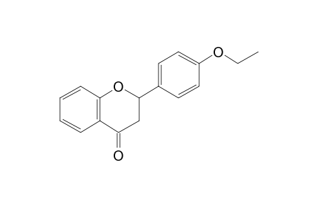 4H-1-Benzopyran-4-one, 2-(4-ethoxyphenyl)-2,3-dihydro-