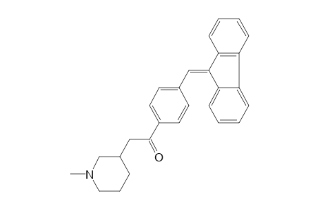 4'-(fluoren-9-ylidenemethyl)-2-(1-methyl-3-piperidyl)acetophenone