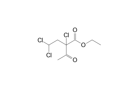 Ethyl .alpha.-acetyl-.alpha.,.gamma.,.gamma.-trichlorobutanoate