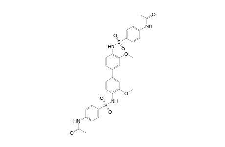 4',4'''-[(3,3'-DIMETHOXY-4,4'-BIPHENYLYLENE)DISULFAMOYL]BISACETANILIDE