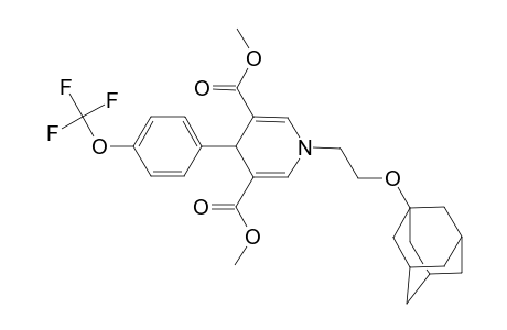 1-[2-(1-adamantyloxy)ethyl]-4-[4-(trifluoromethoxy)phenyl]-4H-pyridine-3,5-dicarboxylic acid dimethyl ester