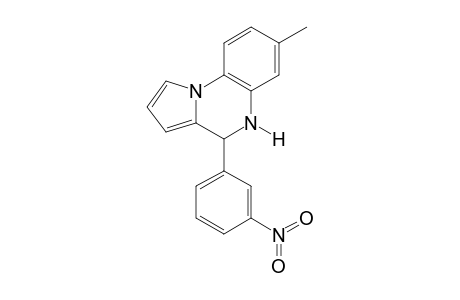 4,5-dihydro-7-methyl-4-(m-nitrophenyl)pyrrolo[1,2-a]quinoxaline