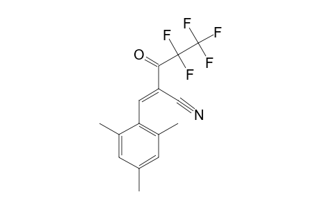 (E)-2-CYANO-1-MESITYL-4,4,5,5,5-PENTAFLUORO-1-PENTEN-3-ONE