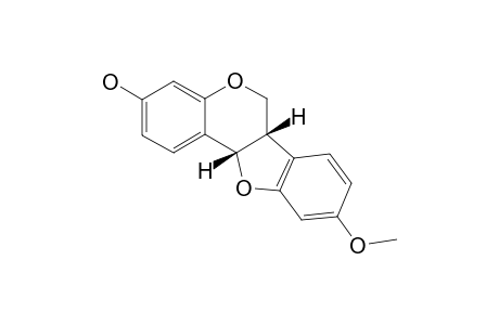 MEDICARPIN;3-HYDROXY-9-METHOXY-PTEROCARPAN