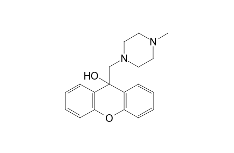 9-[(4-methyl-1-piperrazinyl)methyl]xanthen-9-ol