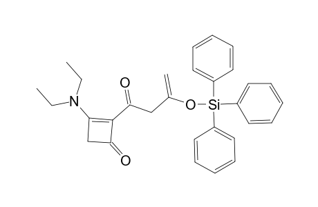 3-(Diethylamino)-2-(3-[(triphenylsilyl)oxy]-3-butenoyl)-2-cyclobuten-1-one