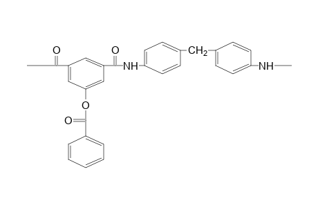 Poly[p-methylenedianiline-5-(benzoyloxy)isophthaloyl]