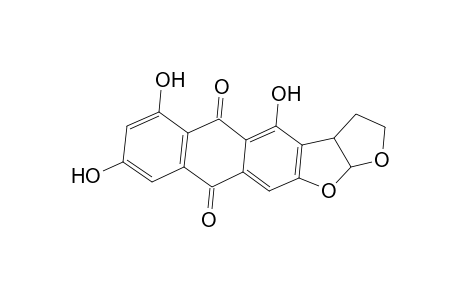 4,6,8-Trihydroxy-2,3,3a,12a-tetrahydroanthra[2,3-b]furo[3,2-d]furan-5,10-dione