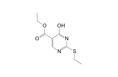 2-(ethylthio)-4-hydroxy-5-pyrimidinecarboxylic acid, ethyl ester