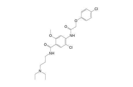 6'-chloro-2-(p-chlorophenoxy)-4'-{[3-(diethylamino)propyl]crabamoyl}-m-acetanisidide