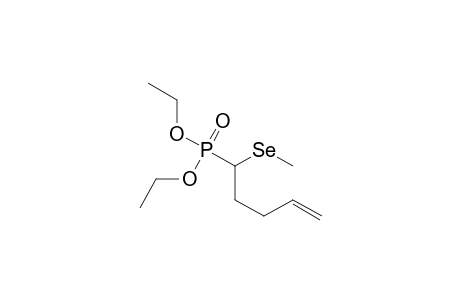 Diethyl 1-methylselenyl-n-pent-4-enylphosphonate