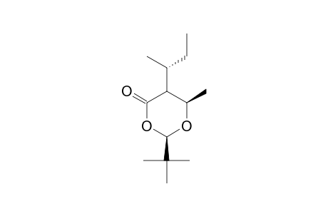 (1'R,2R,5R,6R)-2-tert-Butyl-6-methyl-5-(1'-methylpropyl)-1,3-dioxan-4-one