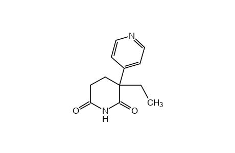 2-ethyl-2-(4-pyridyl)glutarimide