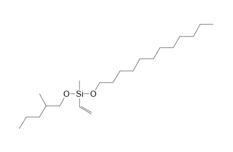 Silane, methylvinyl(2-methylpentyloxy)dodecyloxy-