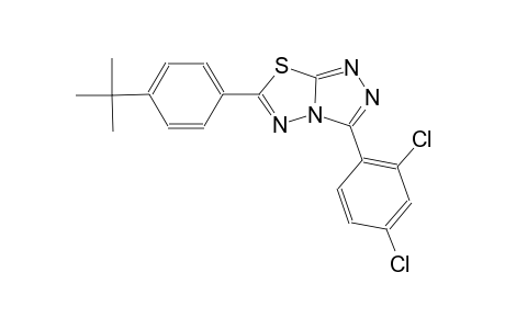 6-(4-tert-butylphenyl)-3-(2,4-dichlorophenyl)[1,2,4]triazolo[3,4-b][1,3,4]thiadiazole