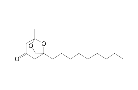 5-Methyl-1-nonyl-6,8-dioxabicyclo(3.2.1)octan-3-one