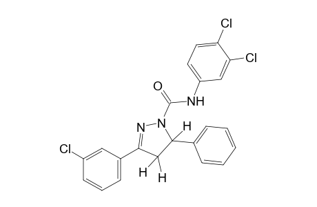 3-(m-chlorophenyl)-3',4'-dichloro-5-phenyl-2-pyrazoline-1-carboxanilide