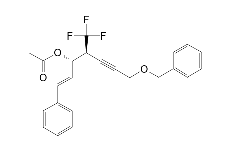 1-(BENZYLOXY)-4-(TRIFLUOROMETHYL)-5-ACETOXY-7-PHENYL-2-HEPT-6-EN-2-YNE