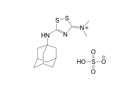 [5-(ADAMANTYLAMINO)-3H-1,2,4-DITHIAZOL-3-YLIDENE]DIMETHYLAMMONIUM HYDROGEN SULFATE