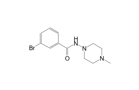 3-bromo-N-(4-methyl-1-piperazinyl)benzamide