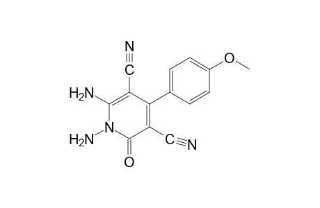 1,6-diamino-1,2-dihydro-4-(p-methoxyphenyl)-2-oxo-3,5-pyridinedicarbonitrile