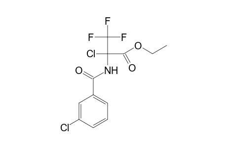 Ethyl 2-chloro-2-[(3-chlorobenzoyl)amino]-3,3,3-trifluoropropanoate